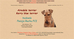 Desktop Screenshot of poezjaruchu.pl